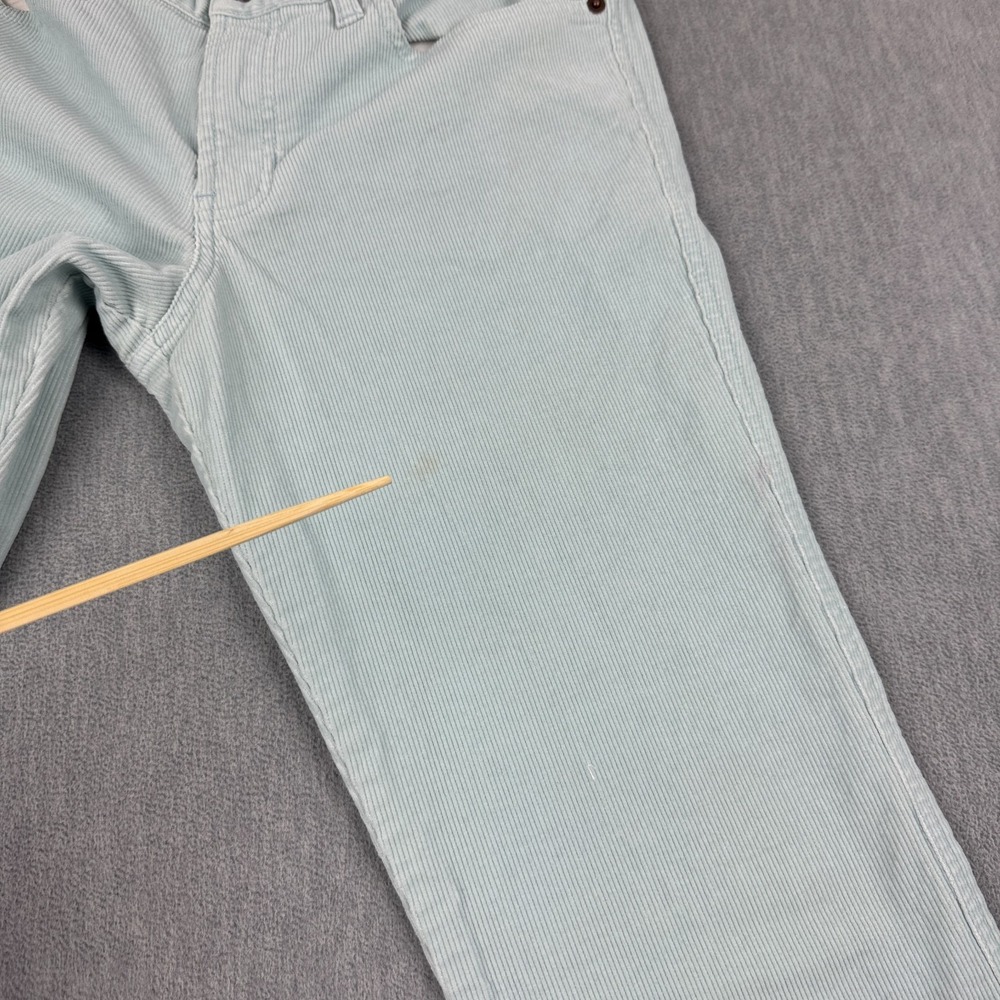 Abercrombie & Fitch‎ Pants Womens 6 Fits 29x31 Blue Corduroy Bootcut Flared Y2k - Picture 8 of 13
